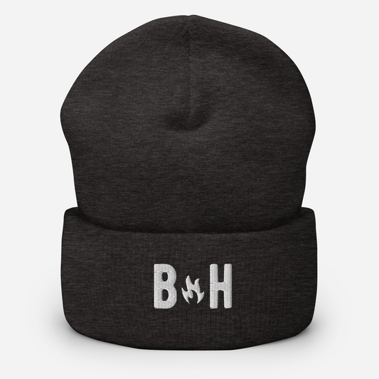 The Bird's Eye Trail Beanie | Signature Knit in Charcoal Grey