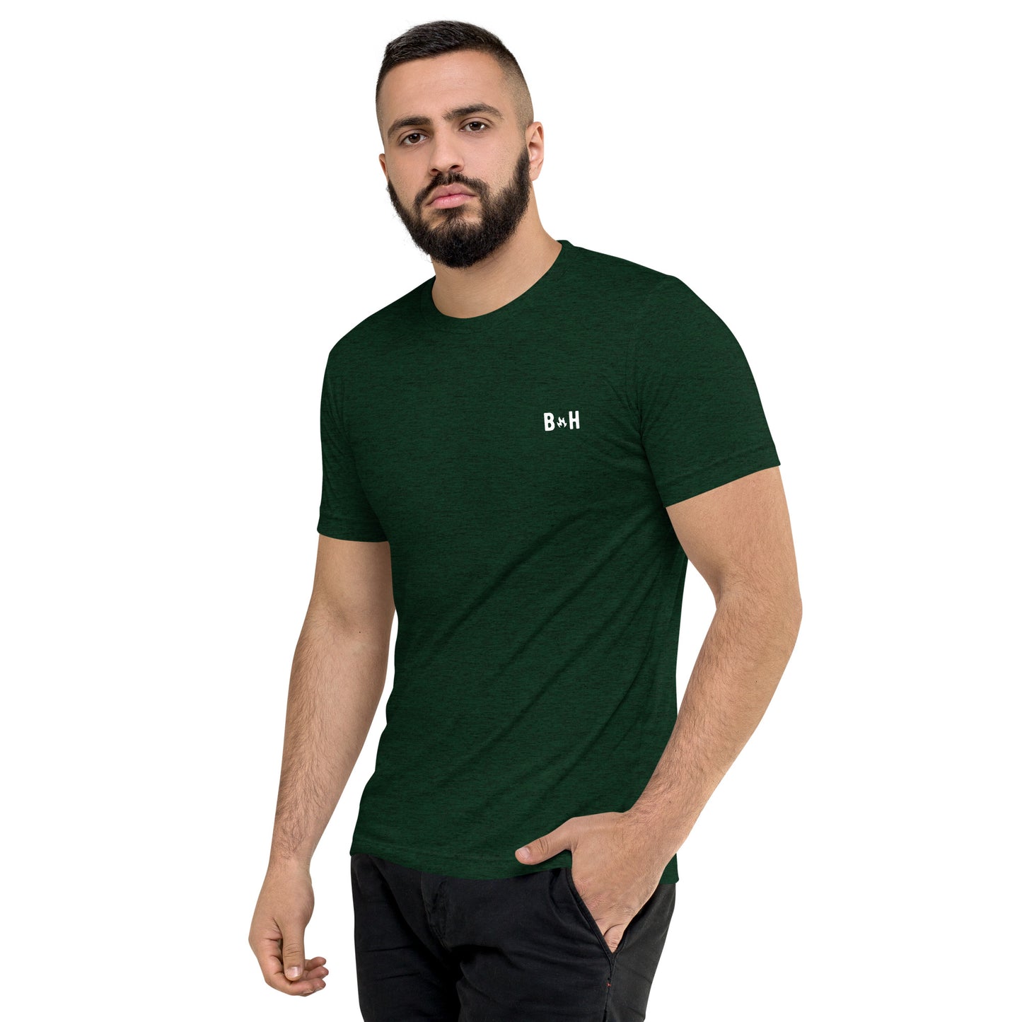 Padrón Lightweight Fitted T-Shirt in Emerald Green