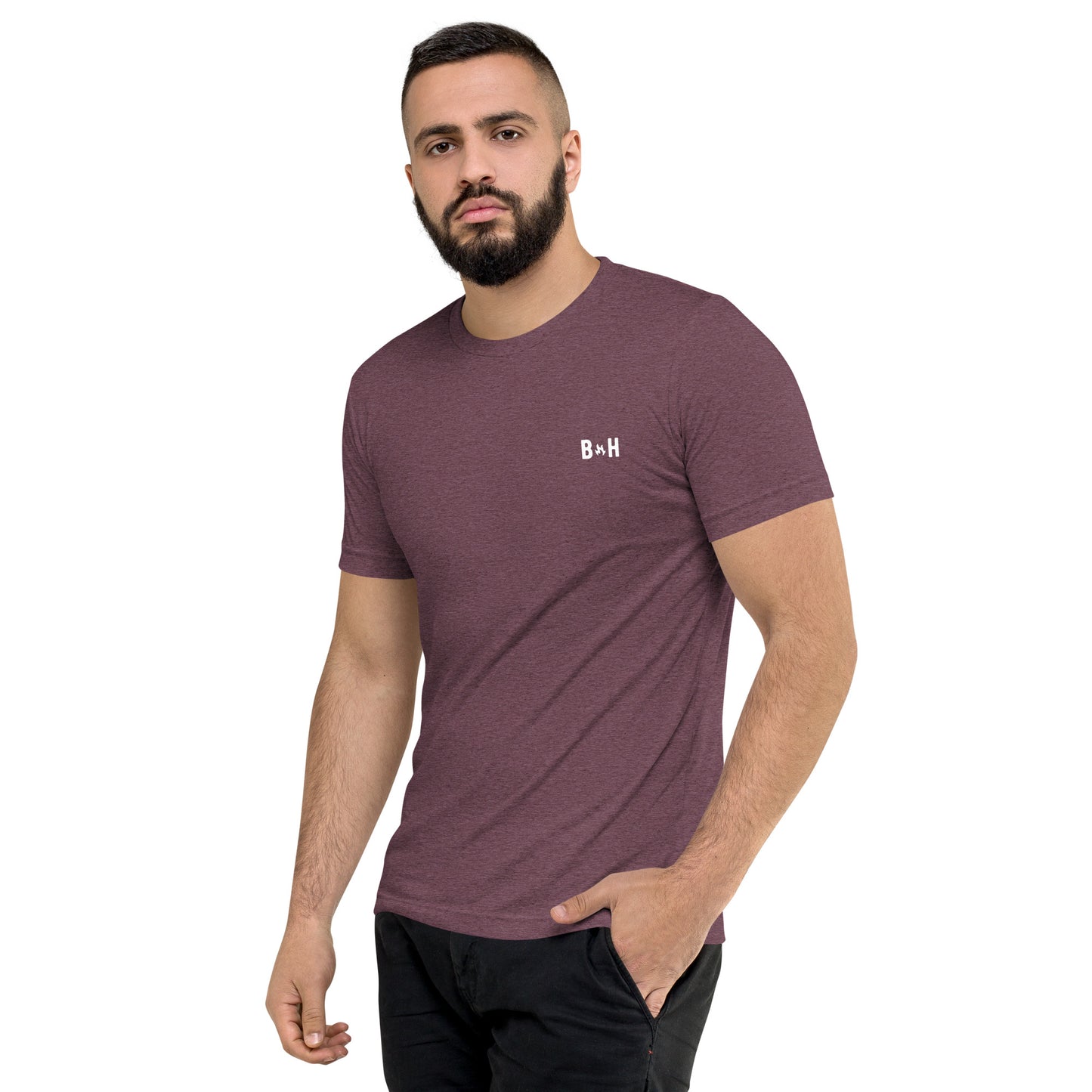 Padrón Lightweight Fitted T-Shirt in Maroon