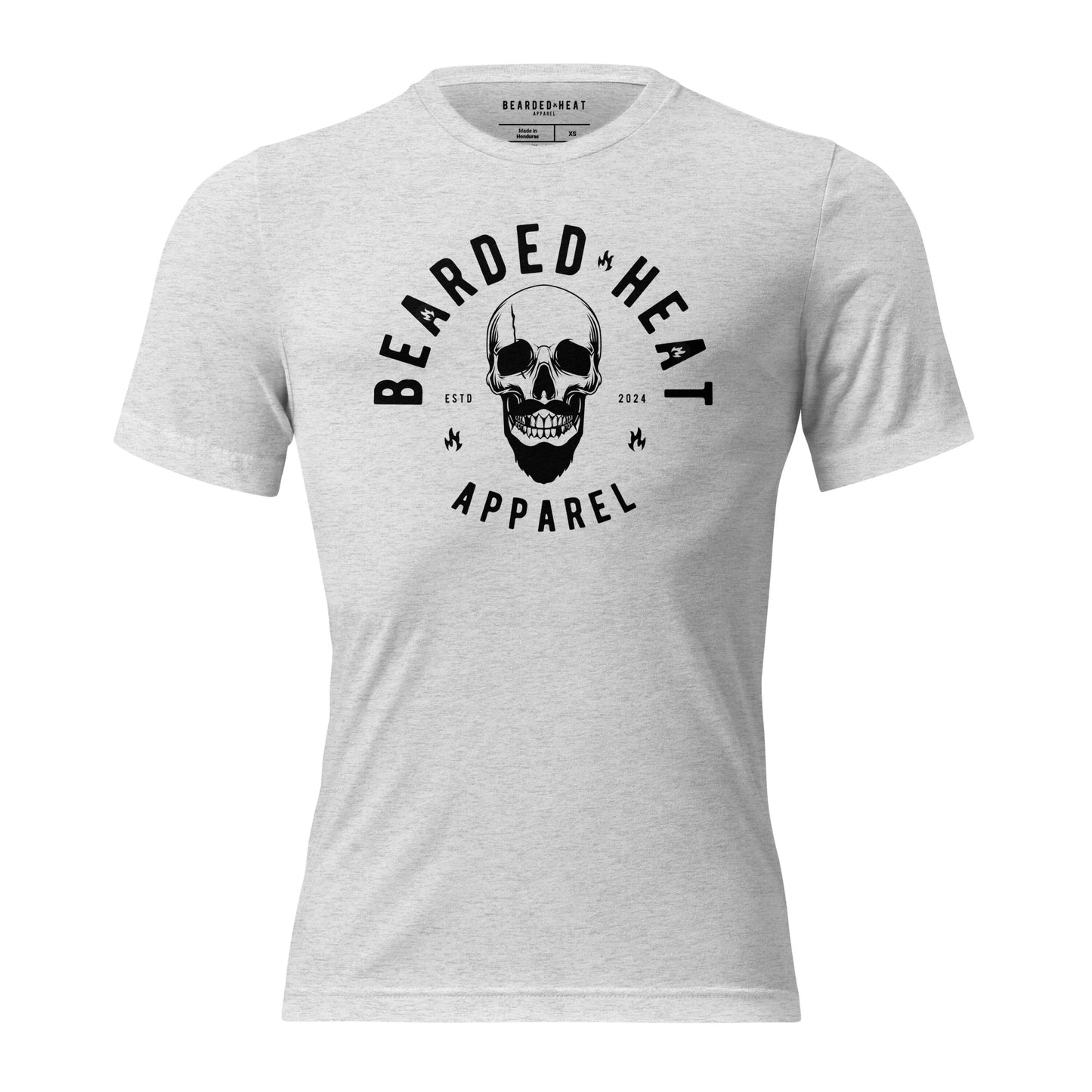 Ghost Lightweight Fitted T-Shirt in White Flek