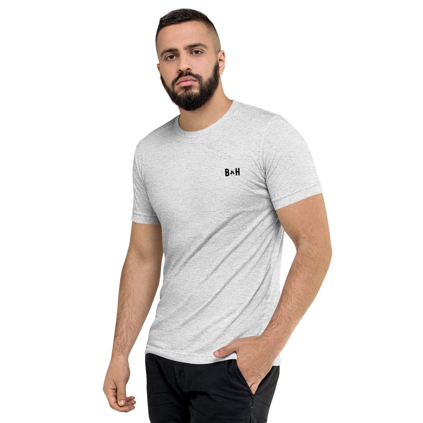 Padrón Lightweight Fitted T-Shirt in White Flek
